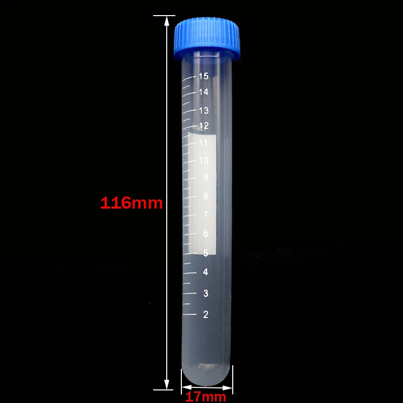 10 шт., пластиковые трубки для центрифуги, 15 мл