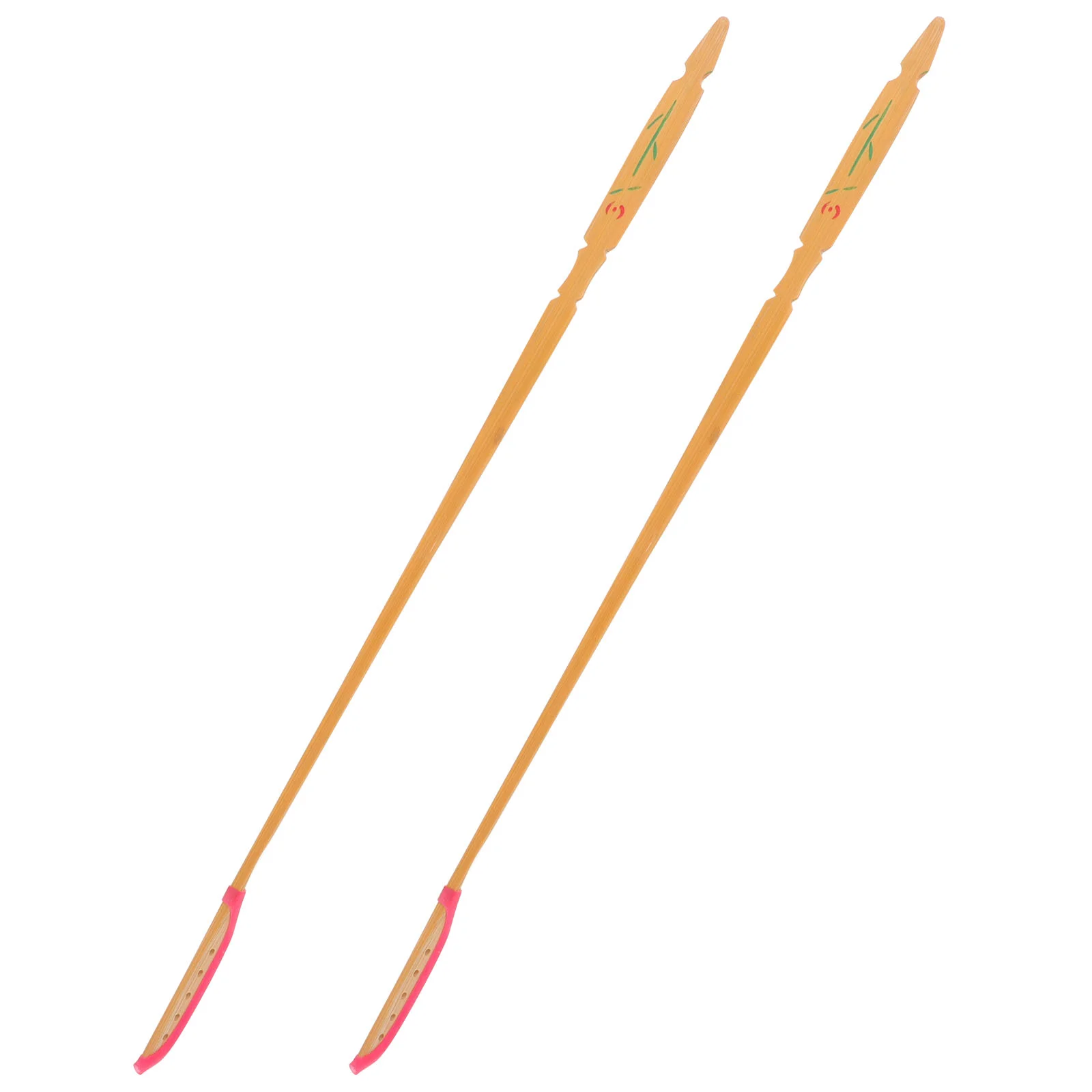 

2 Pcs Yangqin Playing Tools Instruments Dulcimer Hammer Gavel Bamboo Mallets Parts
