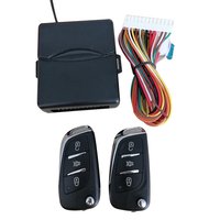 Universal Car Auto Keyless Entry System Button Start Stop Car Alarm LED Keychain Central Kit Door Lock With Remote Control