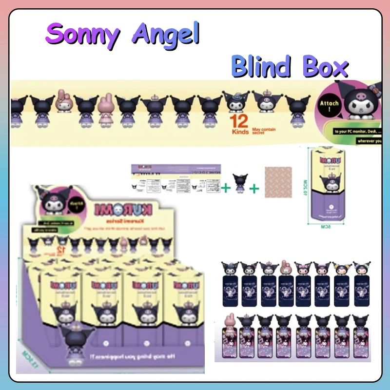 Miniso Sanrio Melody Kuromi Sonny Angel Surprise Blind Box Kawaii Mysterious Blind Box Figure Christmas Model Dolls Gifts Toys