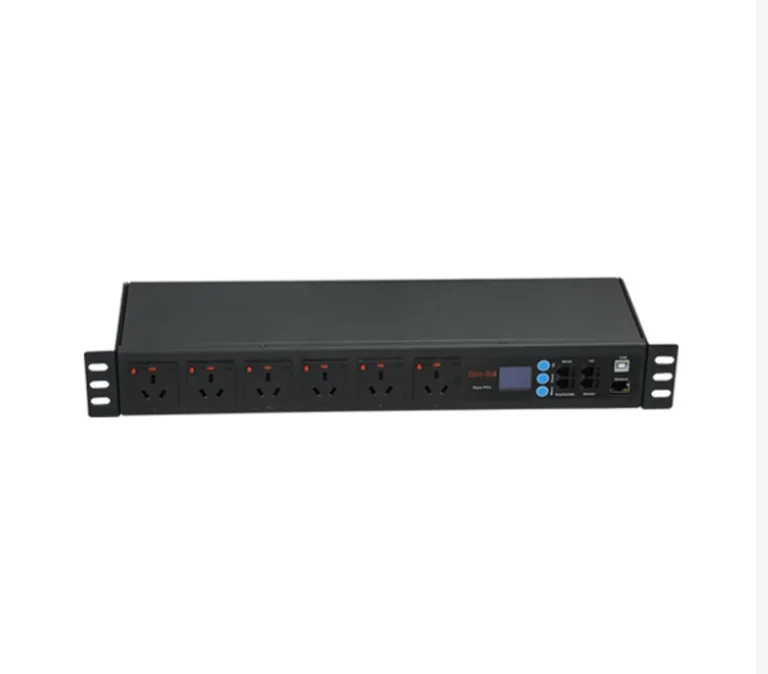 8 Ways Power Distribution Unit Master-slave Remote Control Intelligent PDU smart network pdu monited pdu intelligent ip meter