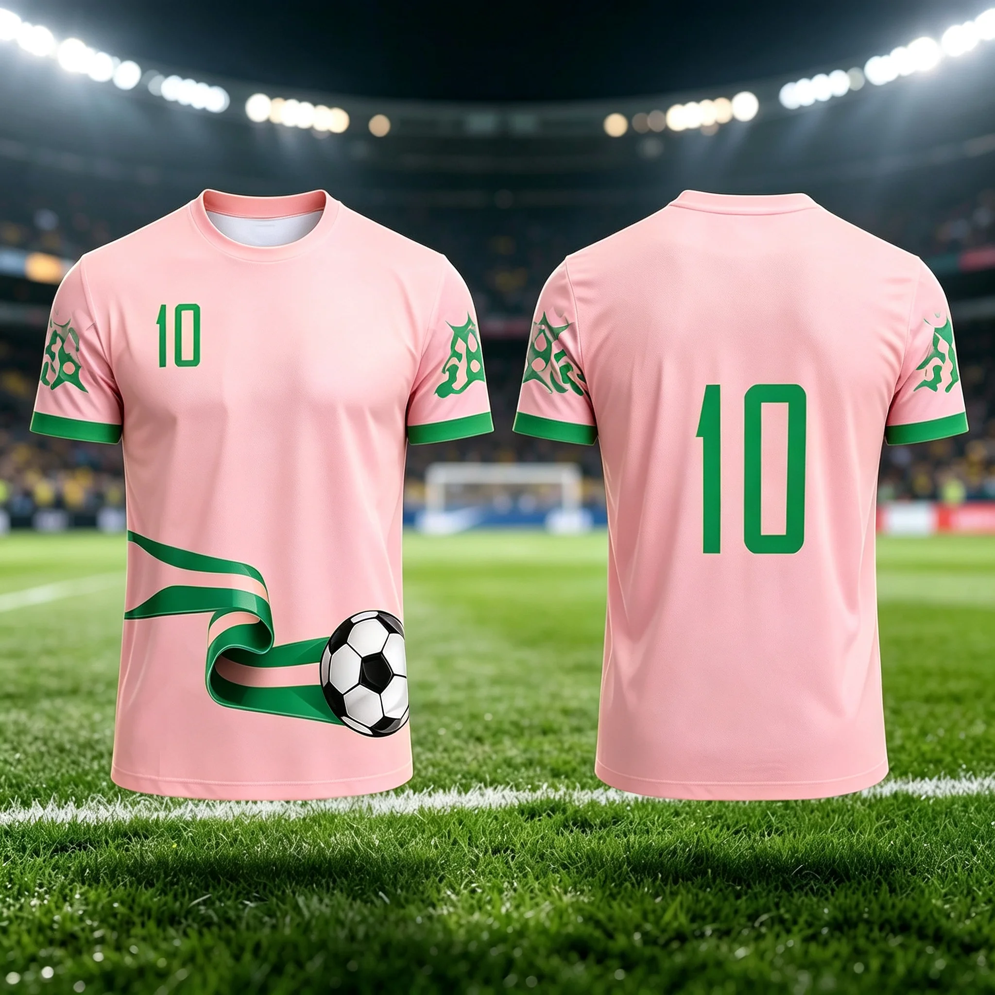 Men Short Sleeve Football Jersey Breathable Polyester Sports Training Top Summer Soccer Jersey For Men