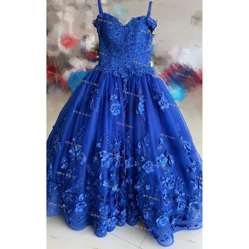 2024 New 15 Quinceanera Dress Ball Gown Off The Shoulder Luxury Party Dress Formal Prom Dress Sweet Flower Dress Customize