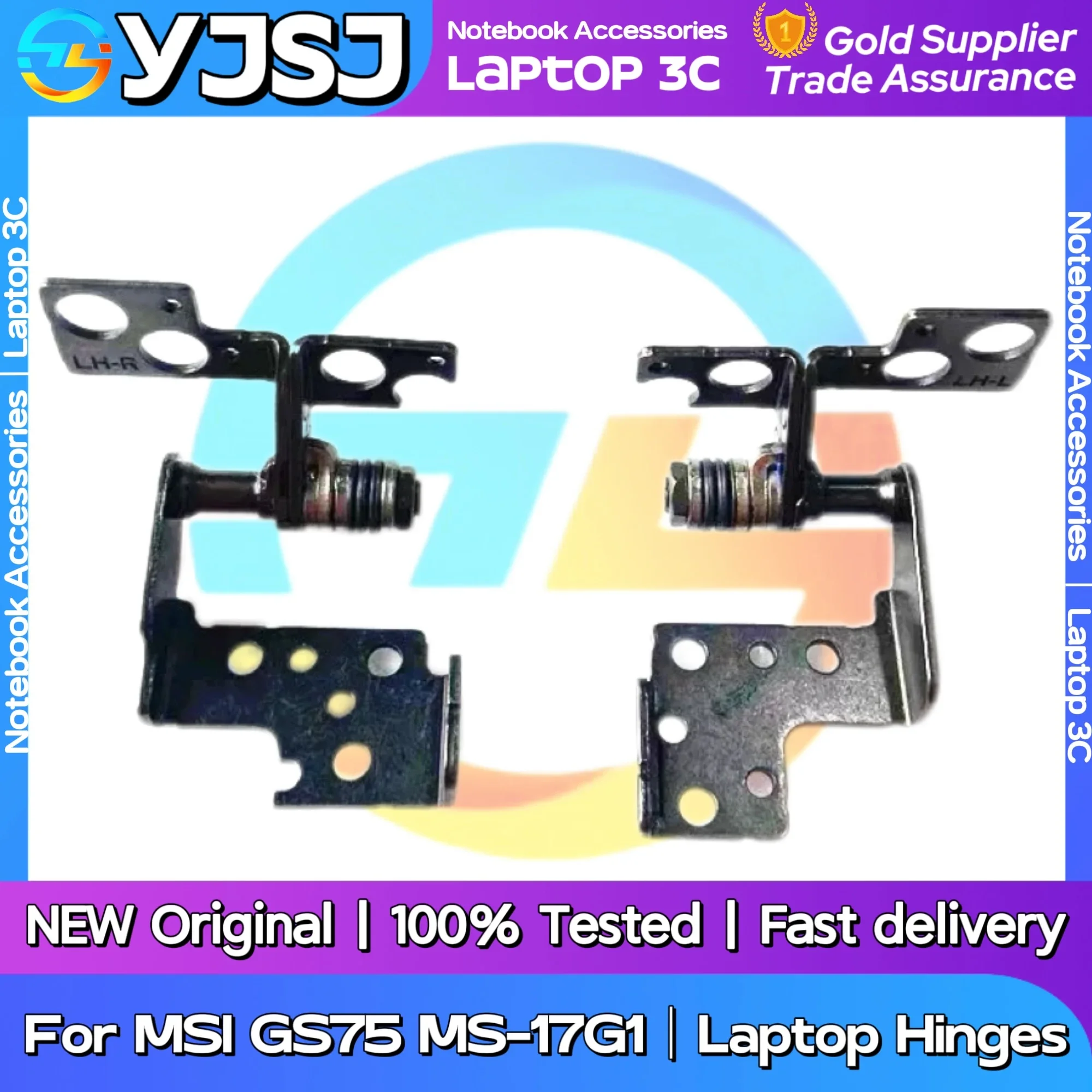 

New Original Laptop Notebook Hinges LCD shaft For MSI GS75 P75 MS-17G1 left and right LCD Screen Hinge