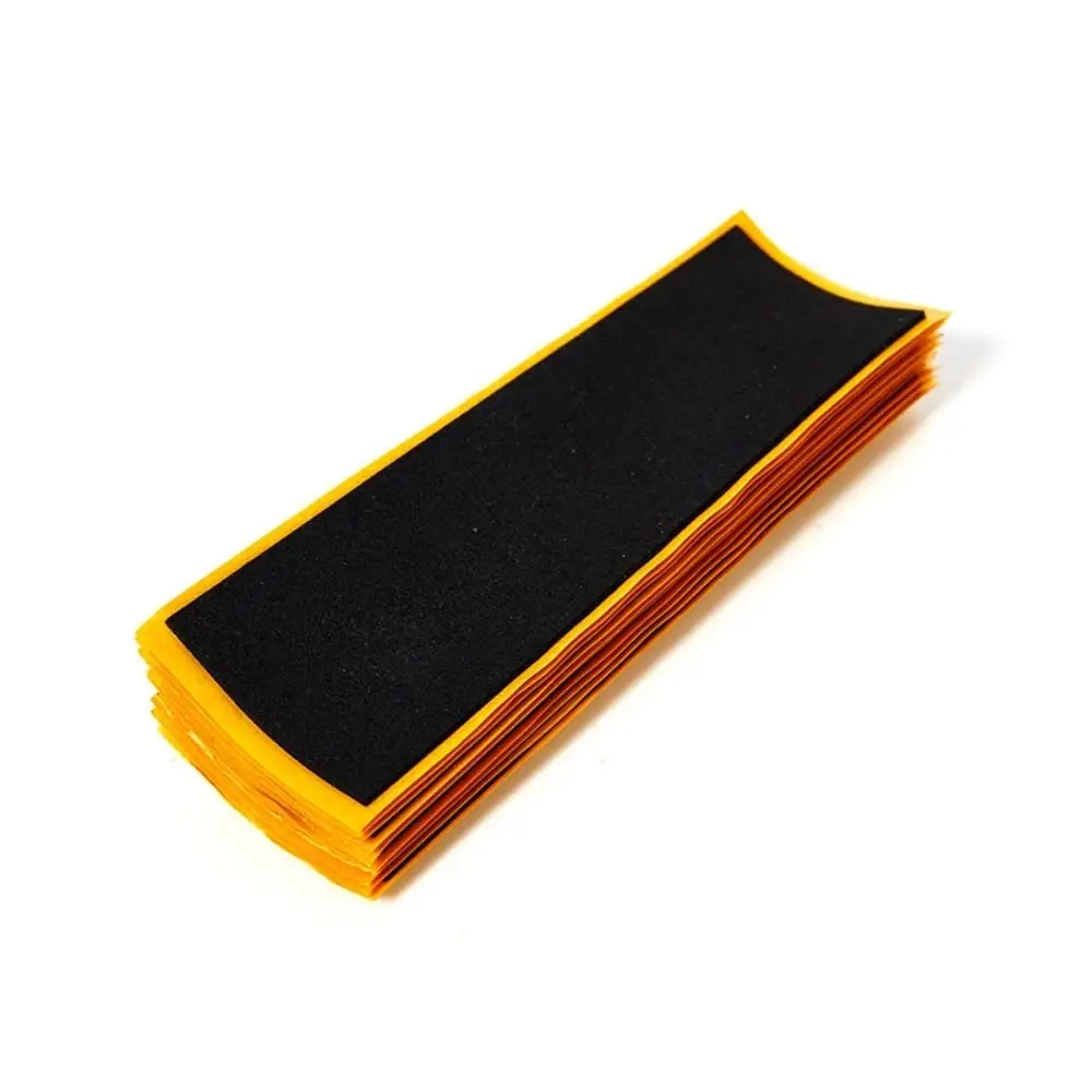 10 Pcs Fingerboard Grip Tapes Black Fingerboard Deck Uncut Self-adhesive Tape Stickers Black Foam Grip Non-slip Tape Stickers