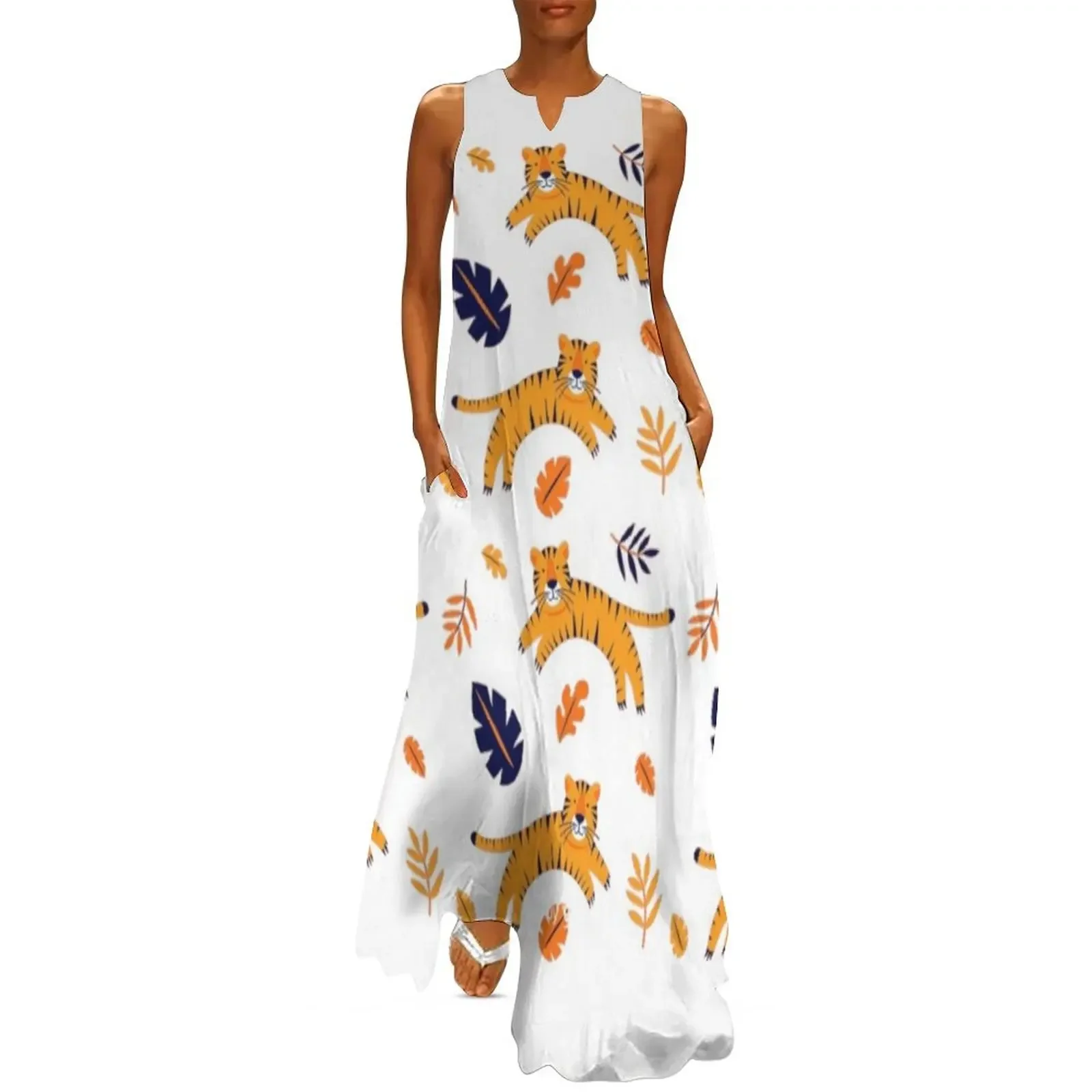 

Tigger Long Dress women dresses summer dress woman 2025 clothing women summer 2025 Dress