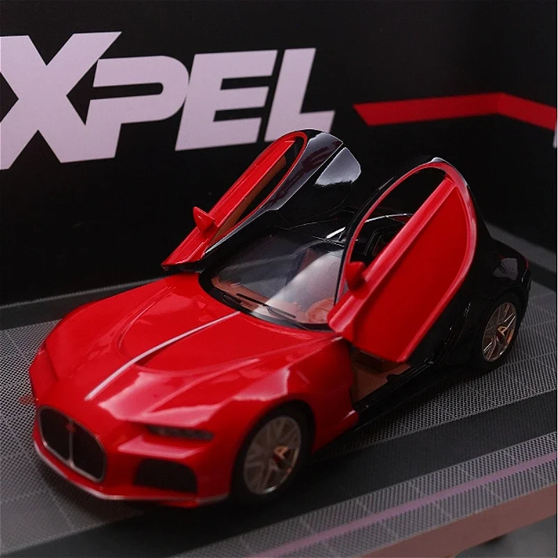 Bugatti – voiture de sport atlantique 1:24, haute Simulation, modèle de voiture en alliage métallique moulé, jouets pour enfants, collection cadeaux