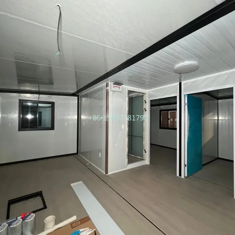 Prefabricated Container House Fast Consolidation Folding Mobile Home Collapsible Storage Sheds Foldable Container House for Shop - Image 3