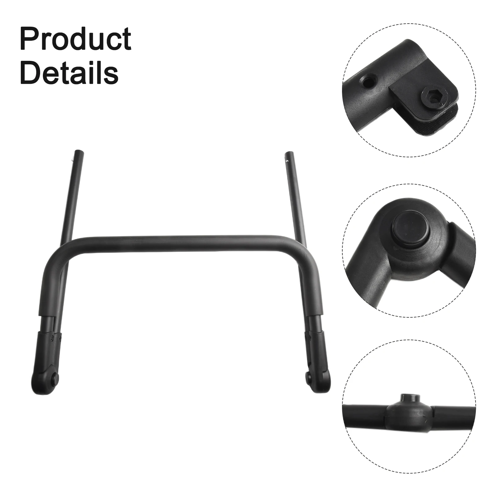 Sports Cart Handle Wagon Utility Handle Push Rod Width 50-52 Inches 1.5*1.5 Square Tube ABS metal Grocery Shopping