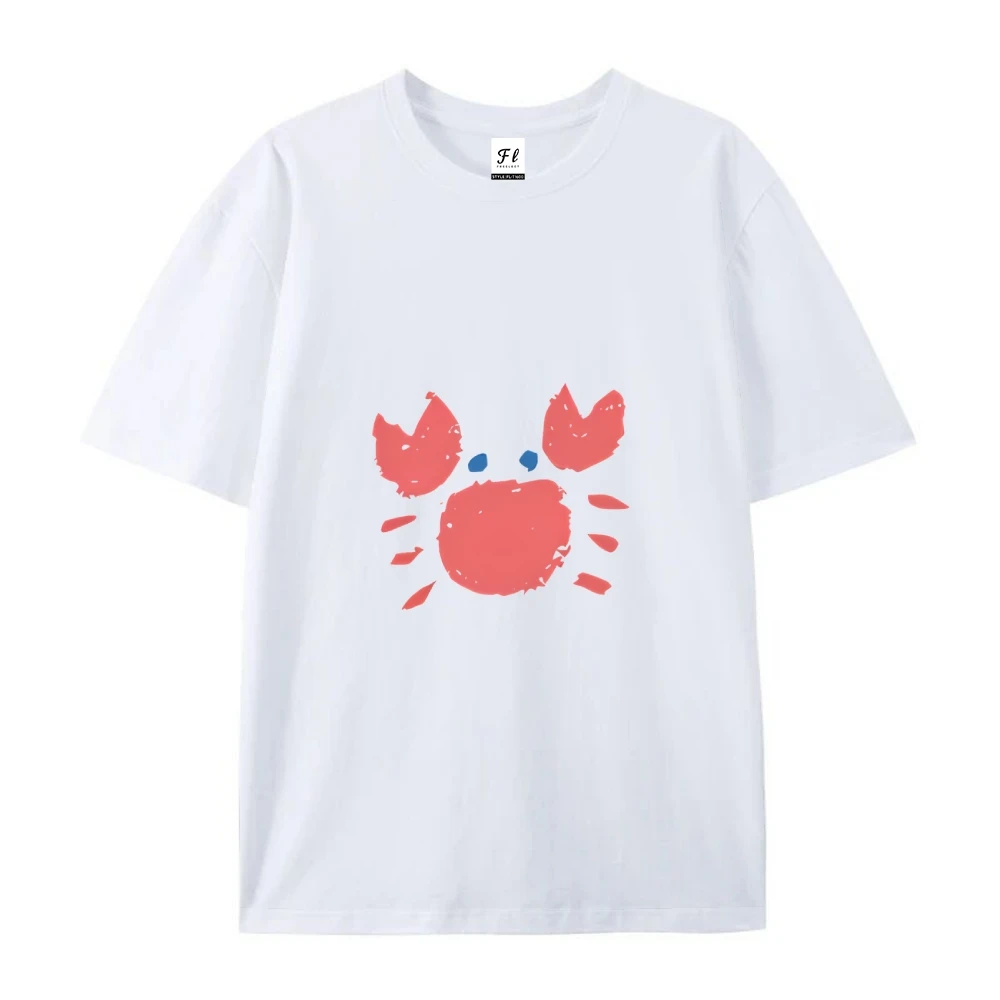 Nuovo stile di abiti per madre e figlio fritti di strada, maglietta a maniche corte con decorazione per la famiglia di madre e figlia