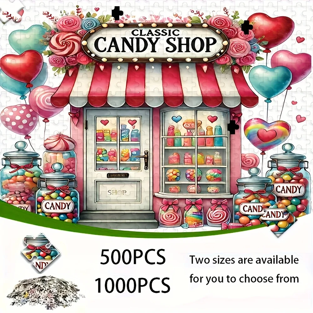 500/1000ピース 高品質 大人向けパズル |   ストレスを軽減する楽しい家族向けゲーム、誕生日、クリスマス、ハロウィーン、ギフトに最適です。