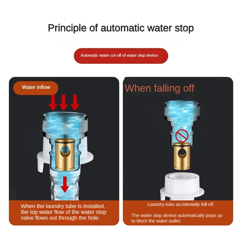 A97G Латунь Один в трехходовой стиральной машине с трехходовым управлением Хромированный/серый кран Трехходовой треугольный клапан G1/3Mini
