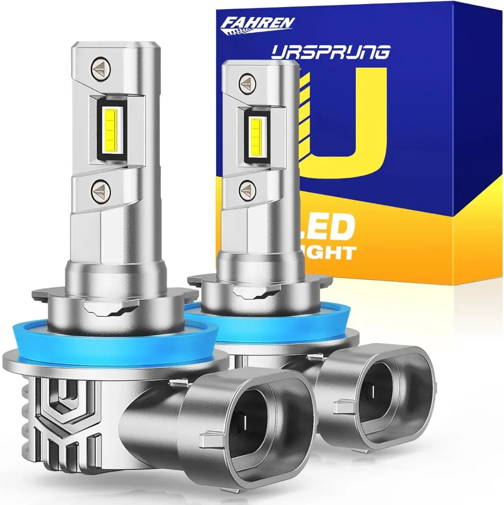 2 uds H8 H9 H11 H16 faro Led para coche con ventilador superbrillante 6500K blanco 30000Lm de alta potencia para Mazda 2 3 5 6 CX5 CX7 MX5