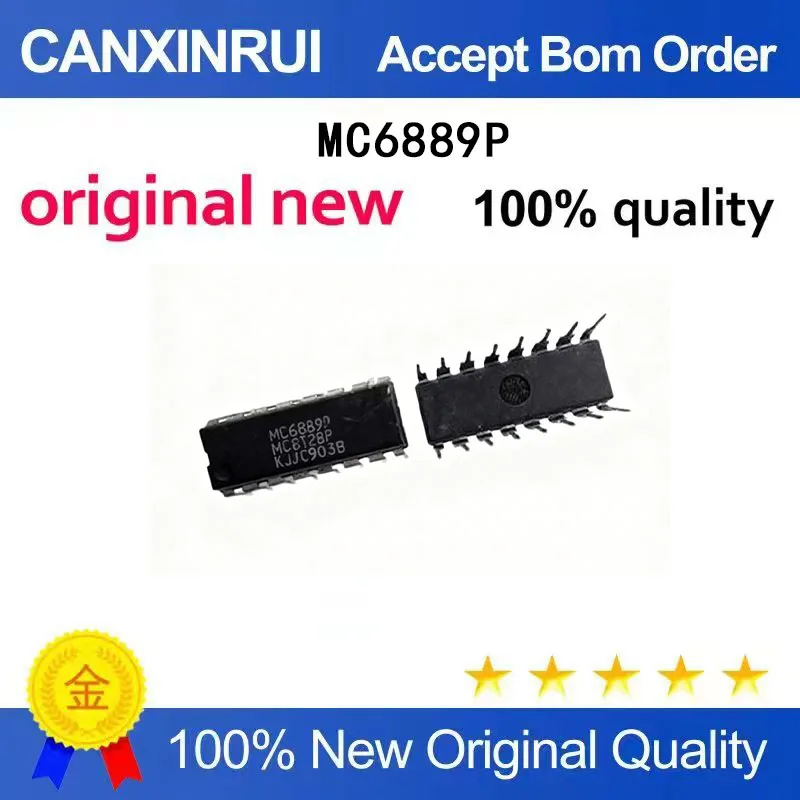 

(5-100 Pieces) Brand new original MC6889P DIP16 integrated chip IC in stock