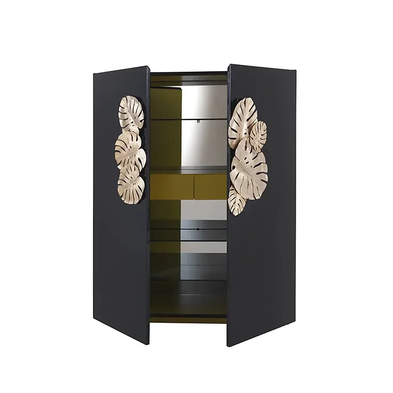 Villa Restaurant Art Serpentine Handle Locker Furniture