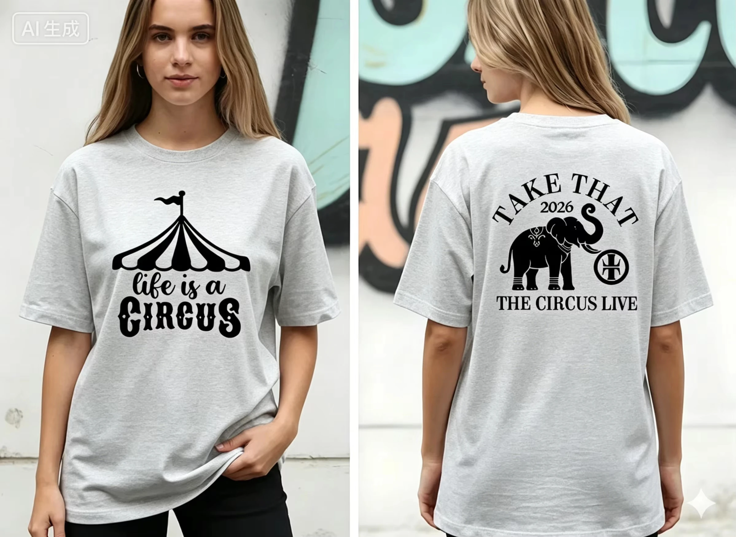 Take That The Circus Live Tour 2026 Men's Clothing Women's Summer Cotton T-Shirt - Comfortable High-Quality Ins By Y2K Style