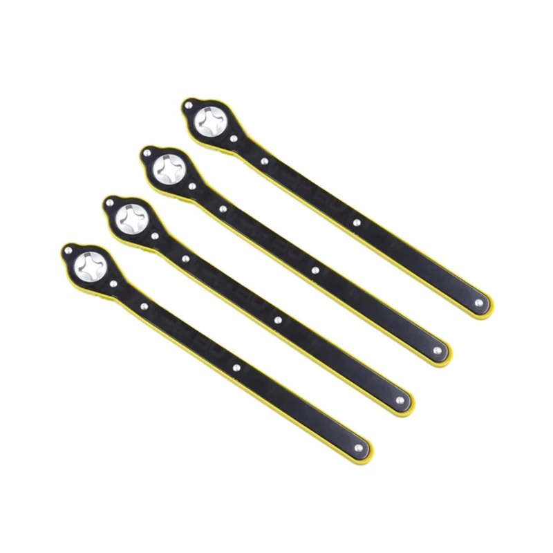 

4X Automobile Tire Ratchet Wrench Tire Jack Removal Wrench Cross Jack Labor Saving Wrench Jack Rocker Arm