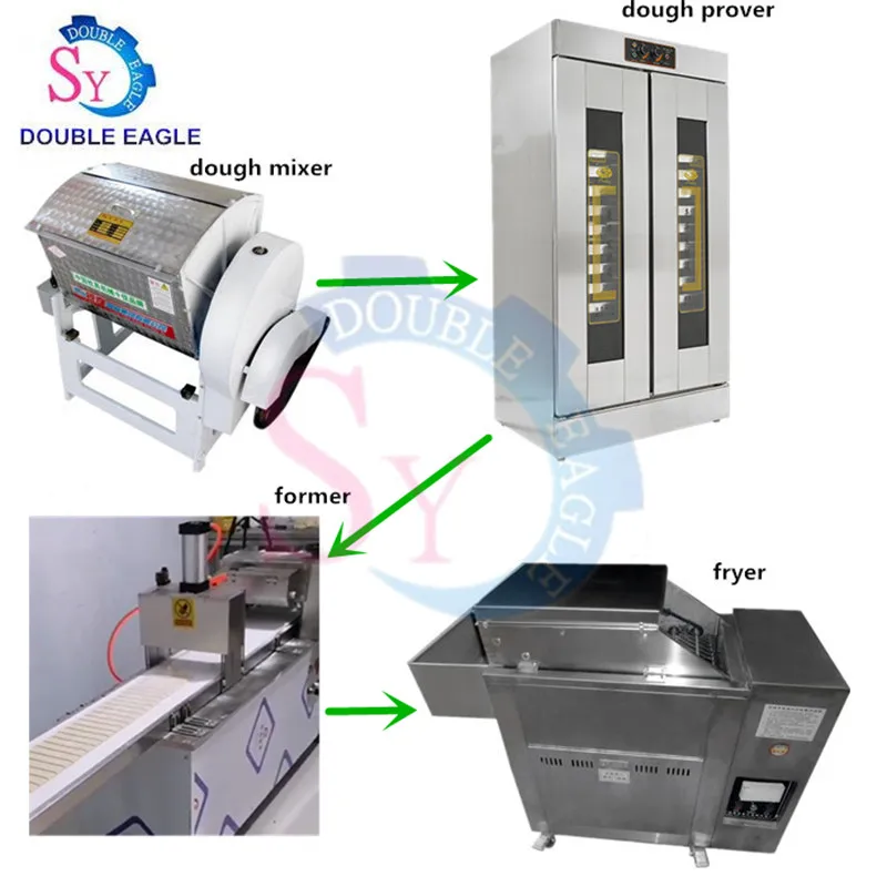 เชิงพาณิชย์ที่กําหนดเองคุณ Tiao เครื่องขึ้นรูปบะหมี่ดิบ Quick แช่แข็งแป้งทอด Sticks Moulding ทําสายการผลิต