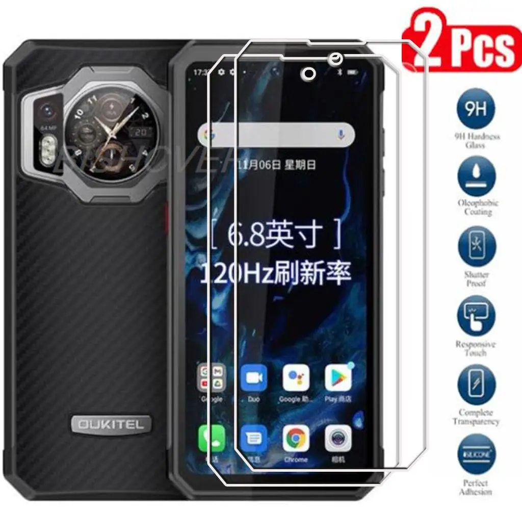 Szkło hartowane do folii ochronnej Oukitel WP21 przeciwwybuchowa osłona ekranu na Oukitel WP21 WP 21 6,78 "WP21 Ultra Glass