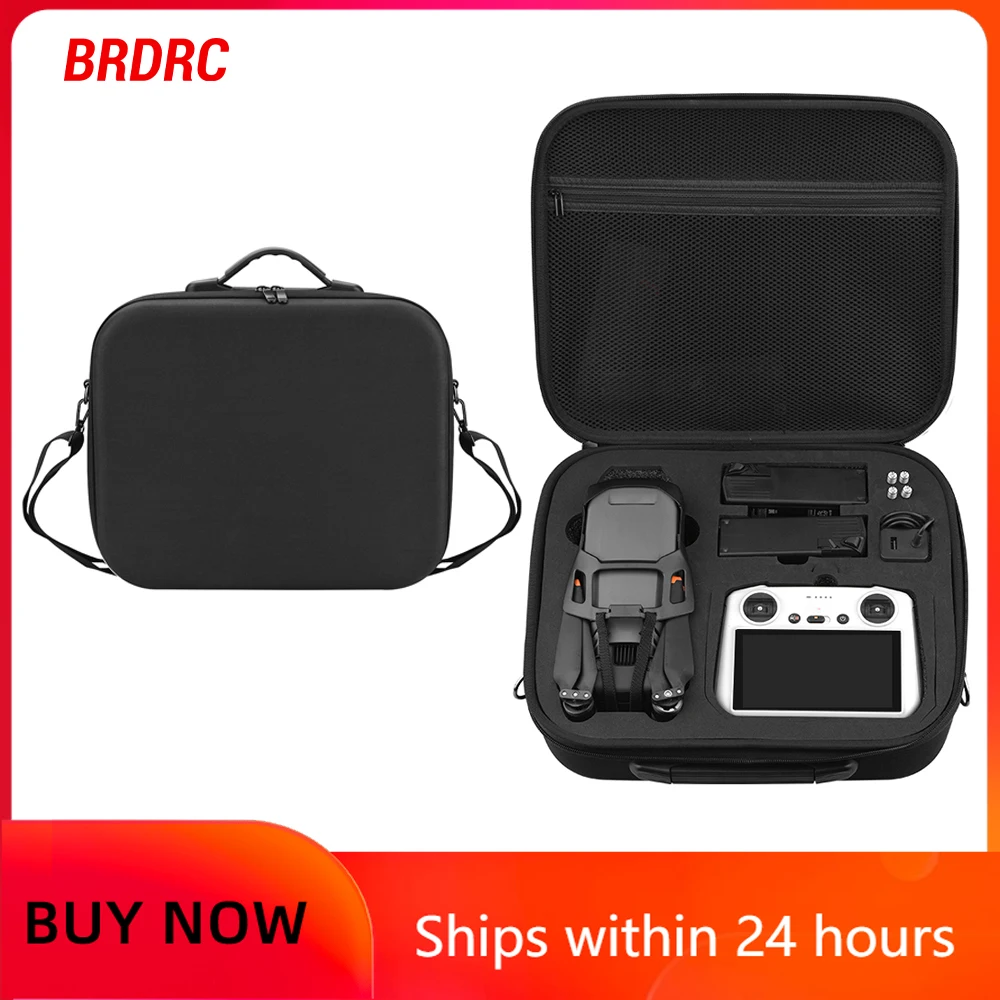 BRDRC Storage Bag for DJI Mavic 3 Pro Carrying Case Safety RC-N1/RC Pro Remote Handbag Portable Crossbody Bag Drone Accessories