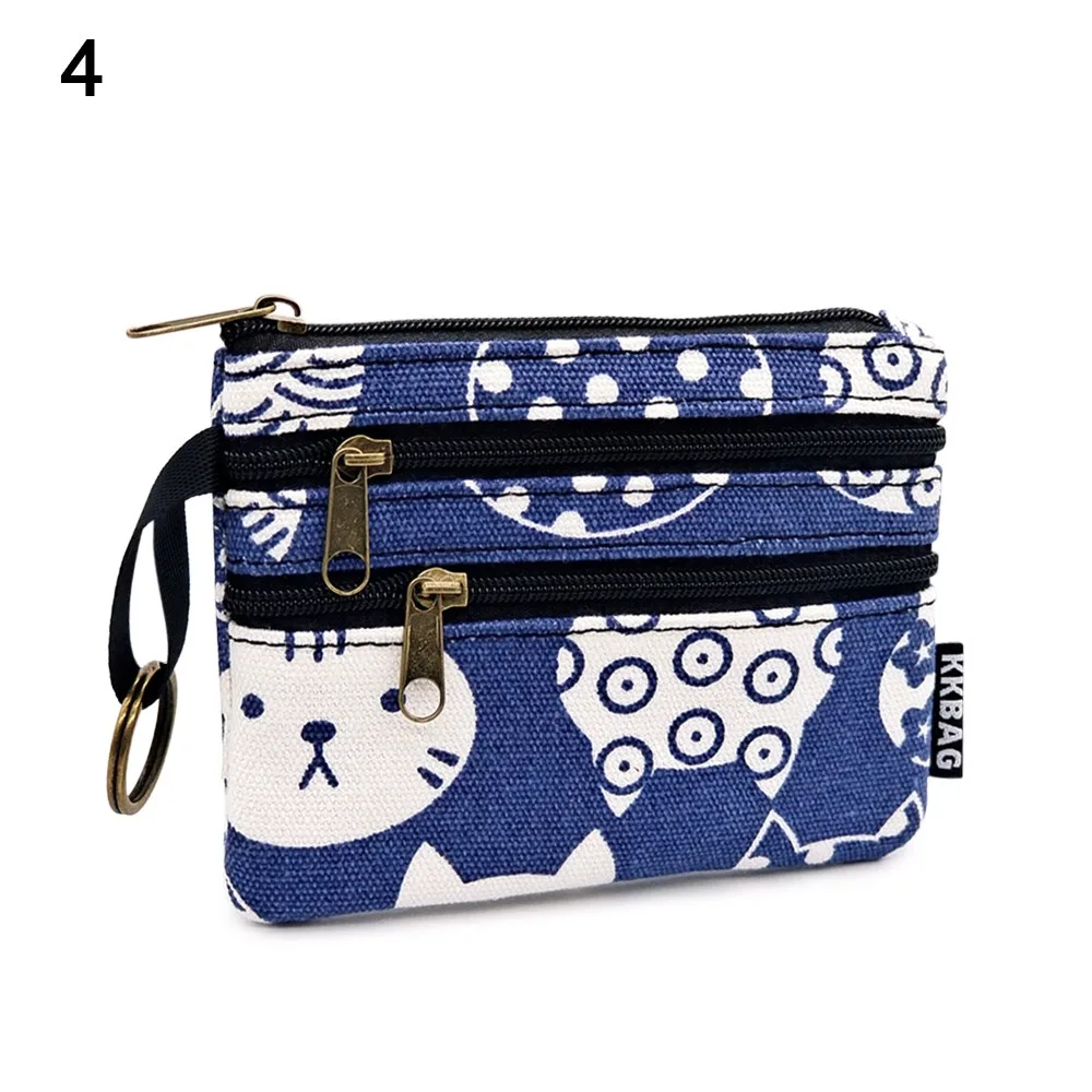 New Waterproof Coin Bag Simple Short Zipper Purse Multi-function Handbag