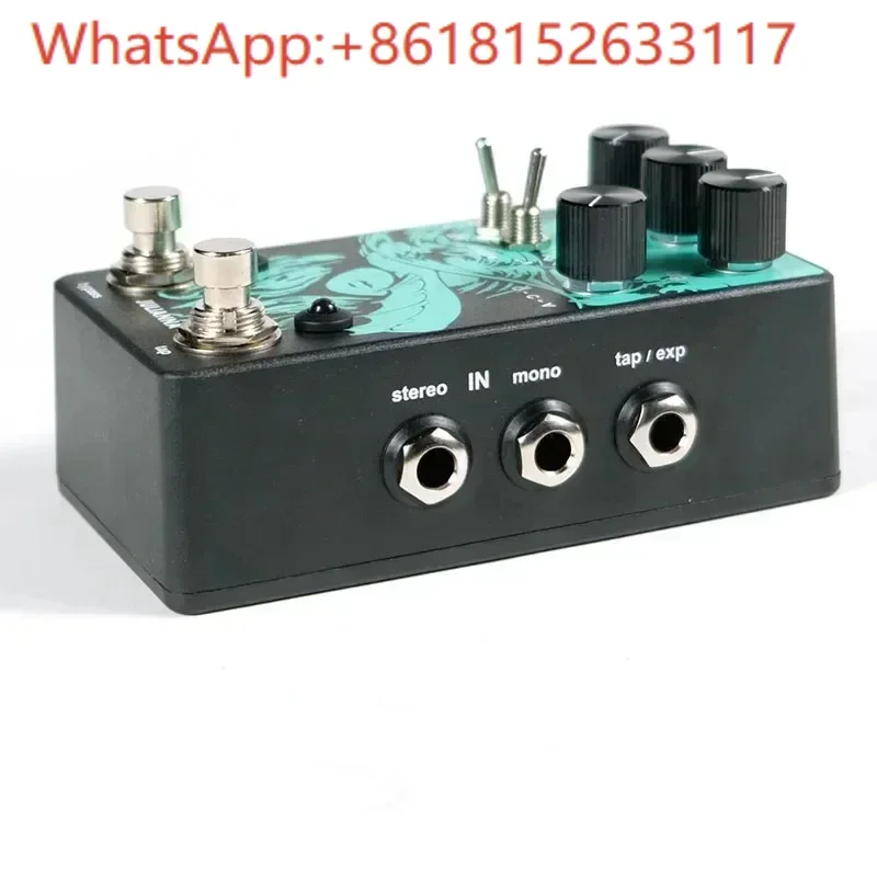 2023 nueva versión LY-ROCK estéreo Chorus efectos de guitarra Pedal Audio Deluxe Chorus efector 9V 100mA 1 ud.