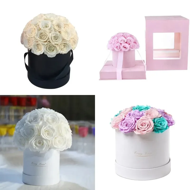 Rose Empire Mushroom Gift Set Christmas Flower Ornaments Gift Box Each Love Hot Sale Preserve Luxury Eco-friendly S Size