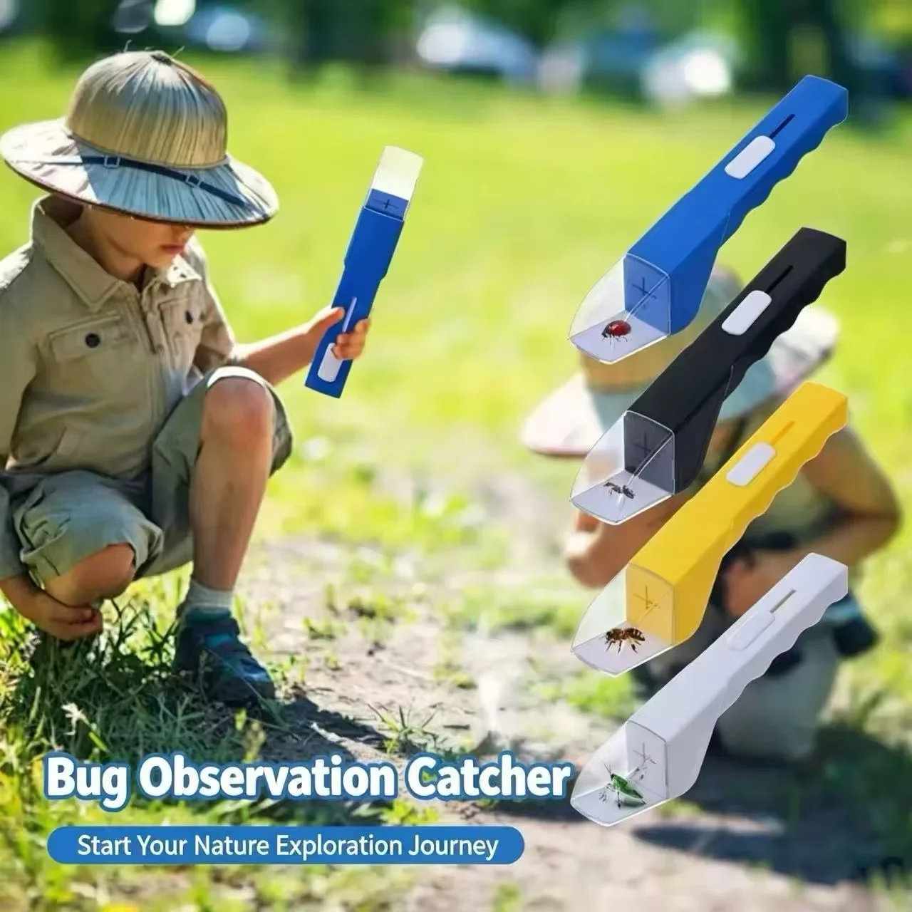 Outdoor Insect Catcher Exploration Insect Observation Box for Kids Educational Tool to Learn about Nature