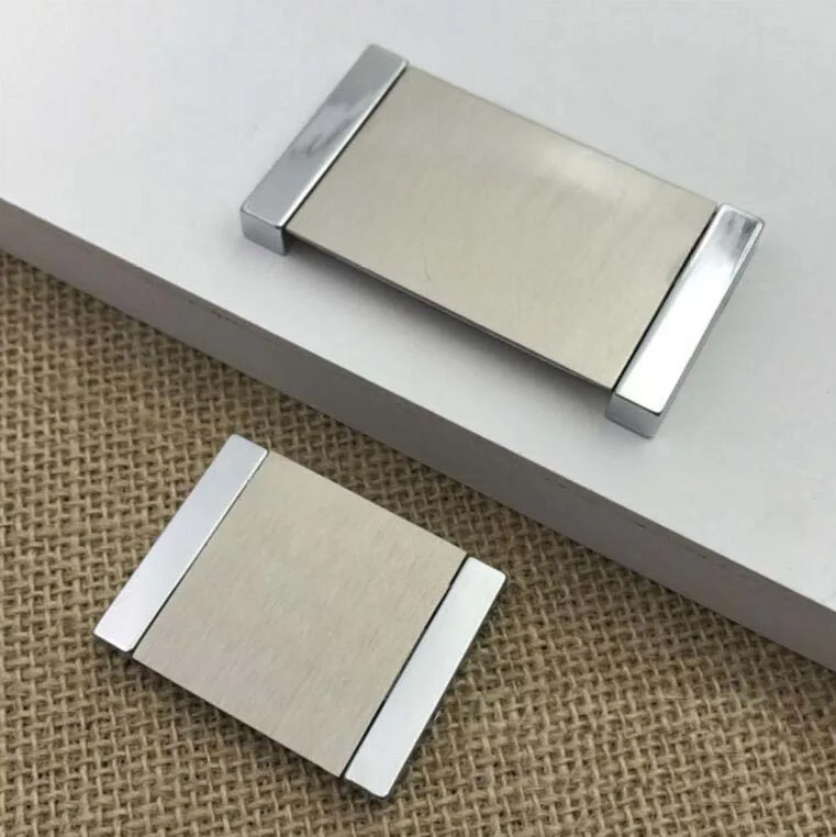 European Style Cabinet Invisible Handle No Groove Amber Pulls for Drawers Wardrobes