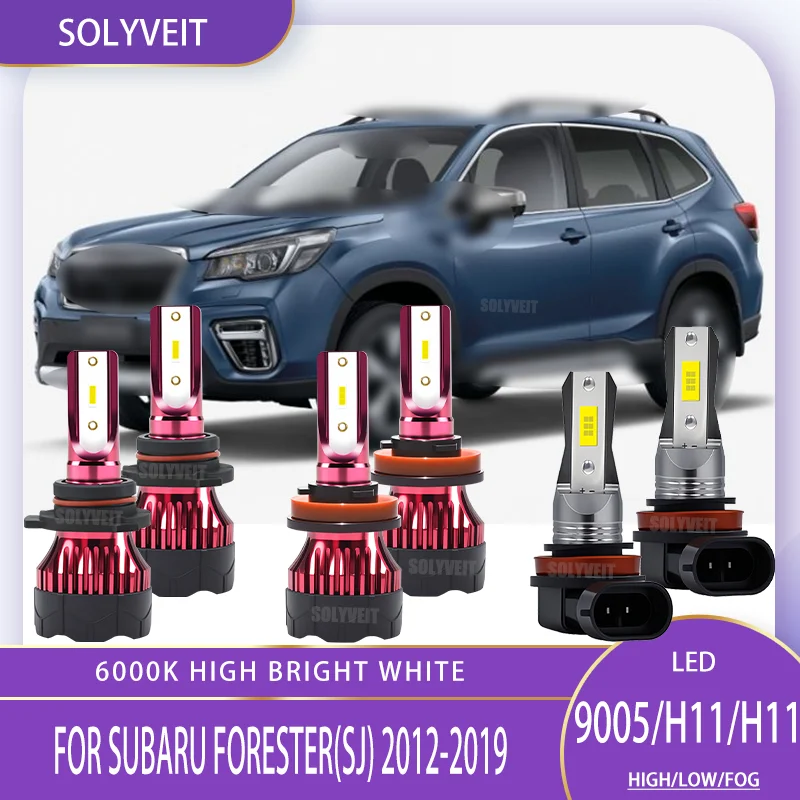 

LED Car Bulb 6000k Car Lamp 9005/H11 Hi Lo Beam Luces H9 Foglamp For Subaru Forester(Sj) 2012 2013 2014 2015 2016 2017 2018 2019