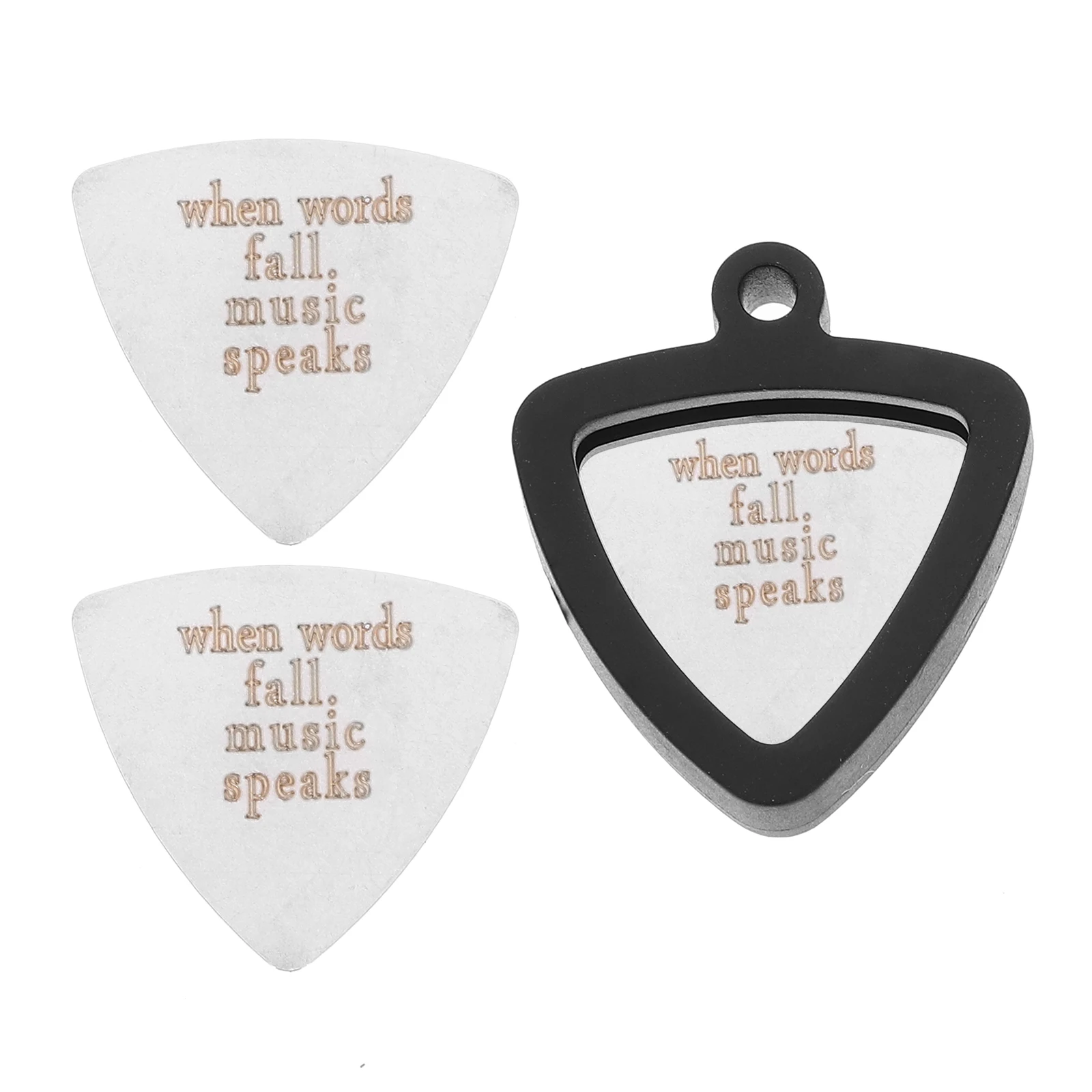 

3 Pcs Guitar Picks for Electric Variety Gadgets Unique Tools Plectrum Clip Bass Dad