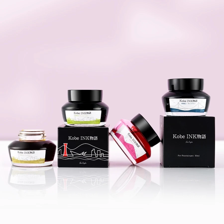 

NAGASAWA Kobe Ink Япония Перьевая ручка Чернила NO1 NO56 Краситель на водной основе Sumaura Green