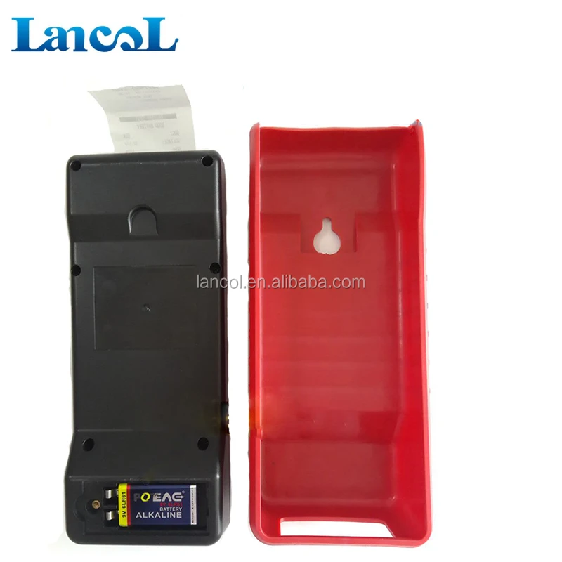 Advanced 12V Digital Car Battery Tester AH Printer with LED Screen Multi-Languages