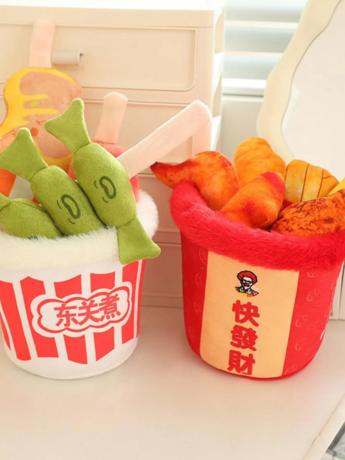 

Fun Seood Knot Plu Toy Gift One Buet Kanto Boiled Chien Leg Doll Toy for All Ages PP Cotton Filling Universal G