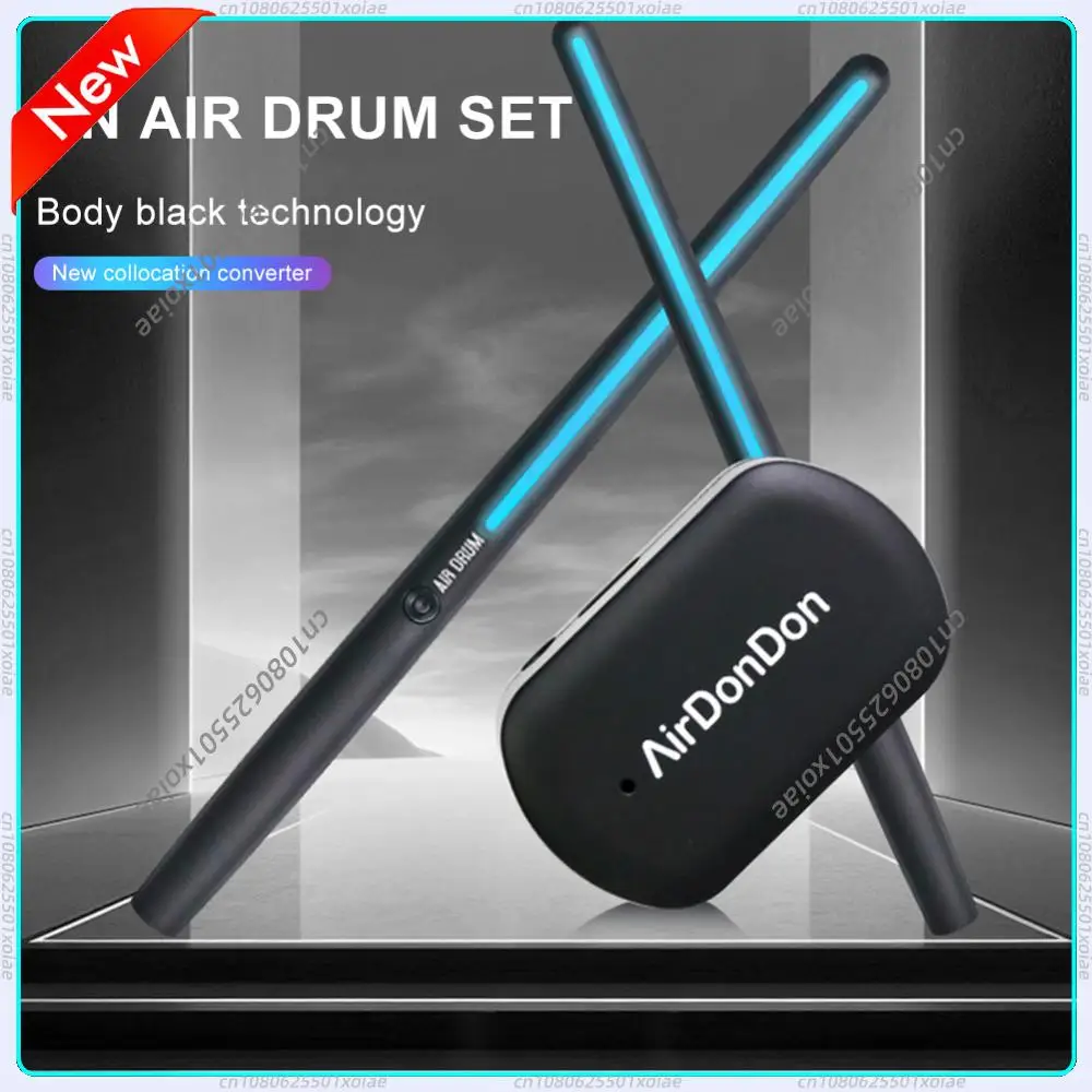 portable-air-drum-set-air-drum-adapter-bluetooth-compatible-virtual-drum-sticks-realistic-effect-for-beginners-professionals