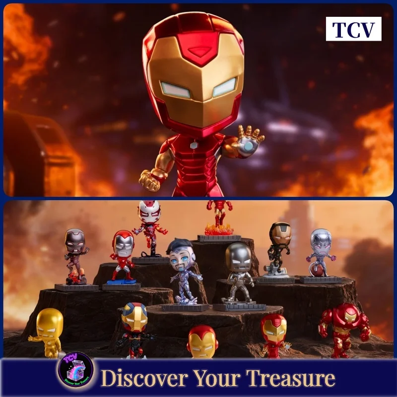

Коллекционная фигурка Popmart Marvel A Journey Through Armors Series Blind Box, настольное украшение, кукла, таинственная коробка, подарок для взрослых