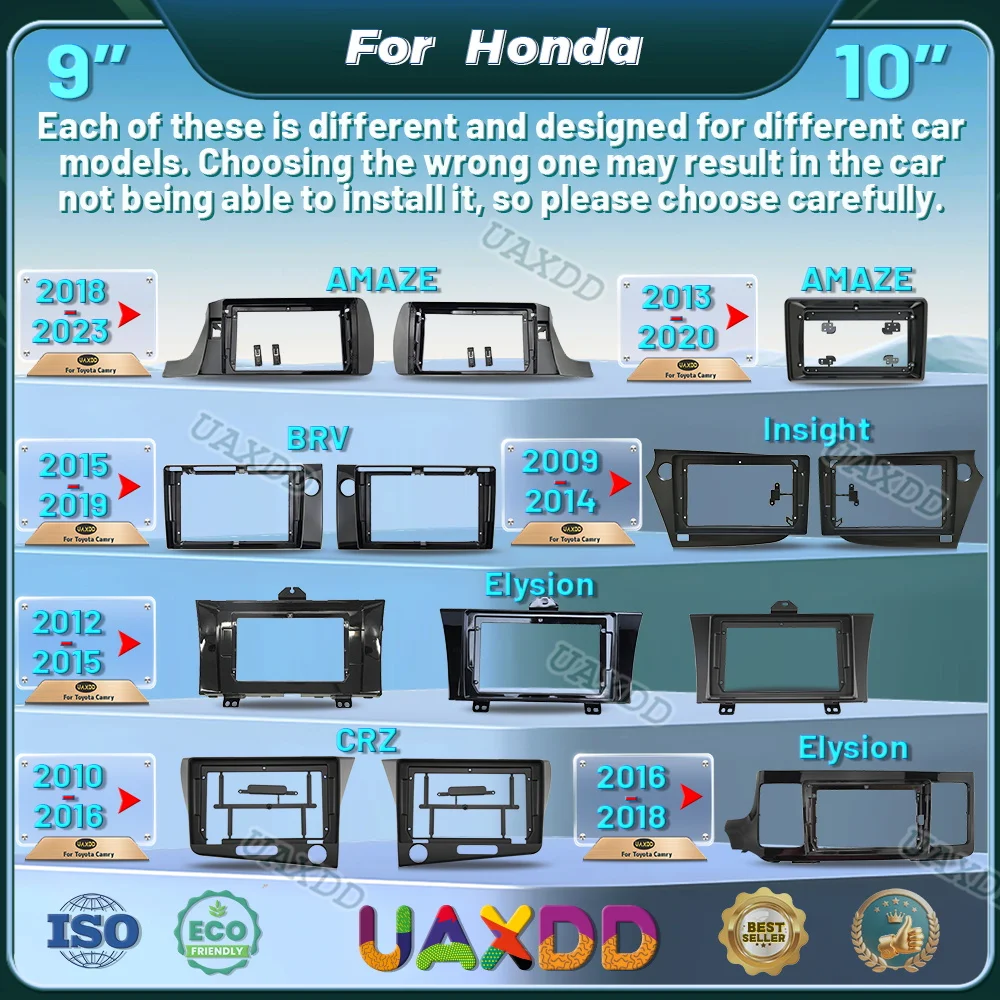 

Для 2018-2023 Honda AMAZE 9 дюймов 2013-2020 Mobilio Old Amaze 10,1 дюйма автомобильный CD MP5 радио Android рамка видеоплеер кабель приборной панели