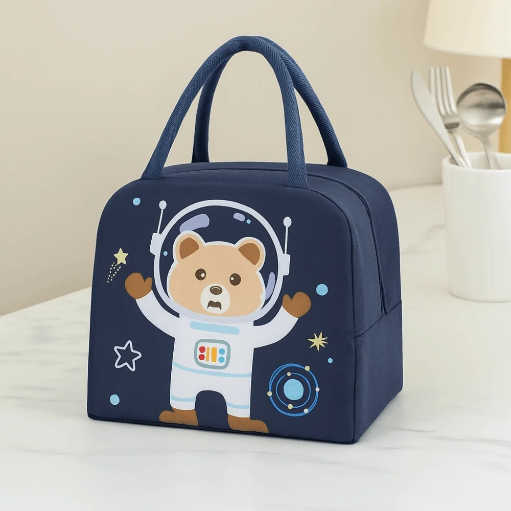 Oxford stoffen capibara lunchtas Waterdichte milieuvriendelijke cartoon lunchtas Houd temperatuur geïsoleerde lunchtas Outdoor picknick