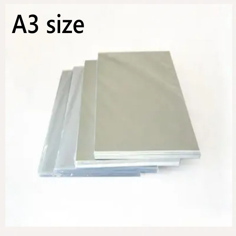Blank Inkjet Print PVC Sheet(white) A3 size For ID Card Making Student Membership Card 0.76mm Thick 50 Sets