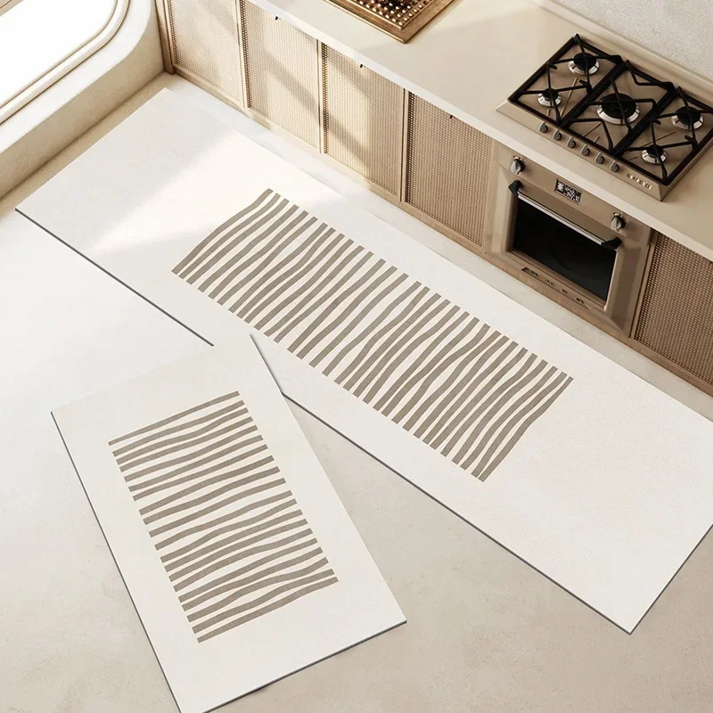 Super saugfähige Küchenbodenmatte, lange Diatomit-Küchenmatte, weiche, waschbare Teppiche, rutschfeste Badezimmer-Eingangsmatte 주방매트 – Detail 14
