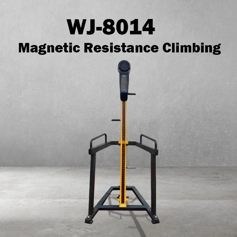 Commercial Grade Magnetic Resistance Climbing Machine for Gyms with Adjustable Incline and Silent Operation