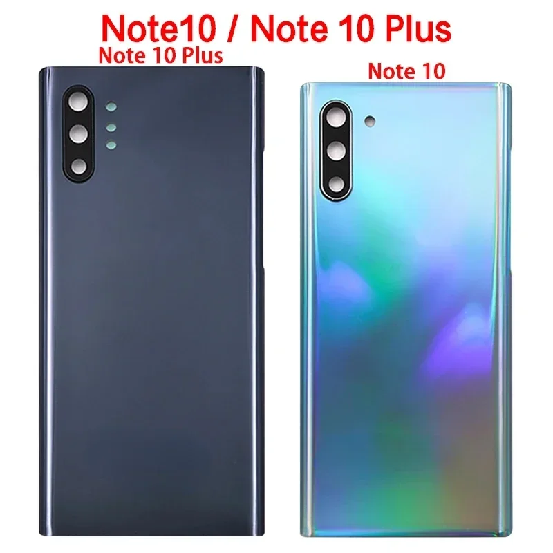 For Samsung Galaxy Note10 Note 10 Plus N970F N975F  Battery Back Cover 3D Glass Panel Rear Door Housing Case Camera Lens Replace