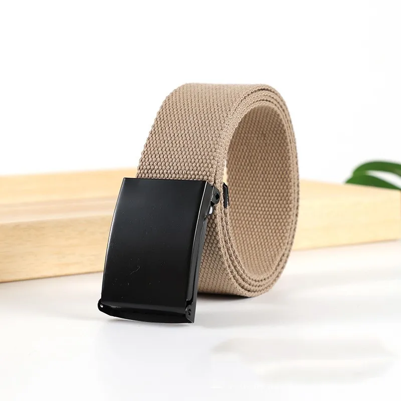 Mode Nieuwe Unisex Broeken Riemen Canvas Riem Metalen Gesp Mannen Vrouwen Jongens Jeans Riemen Snoep Kleuren Top Kwaliteit Luxe Riemen