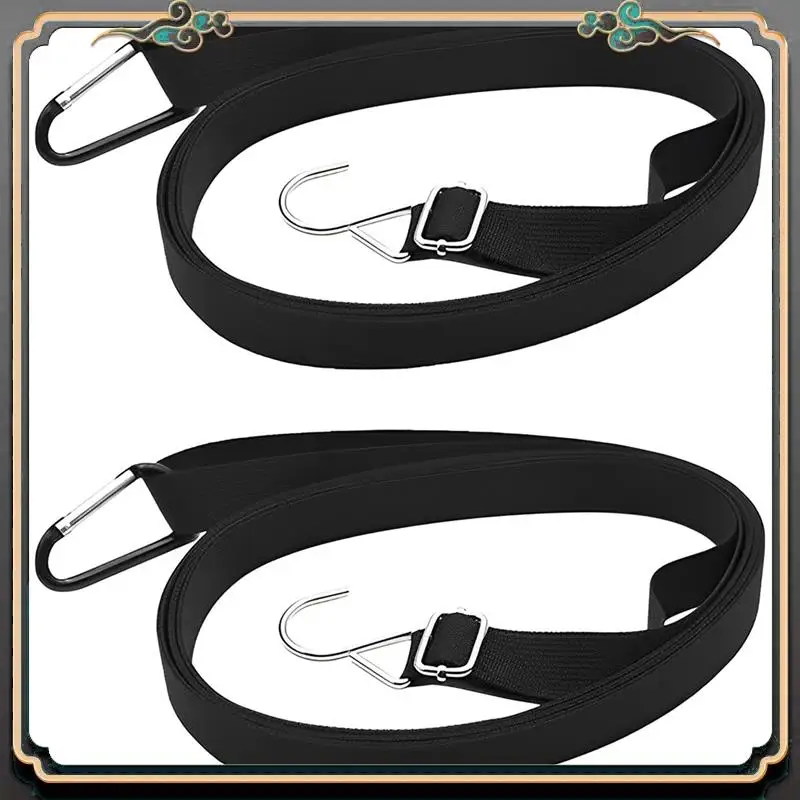 M45K-2Pcs غطاء تلقائي من النايلون، حزام مقاوم للرياح، غطاء سيارة قابل للتعديل، حبل حماية آمن