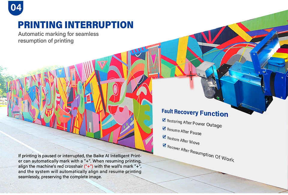 

TH-UV16 CMYK UV ink AI wall painting device for Commercial space theme walls and Hotel lobby