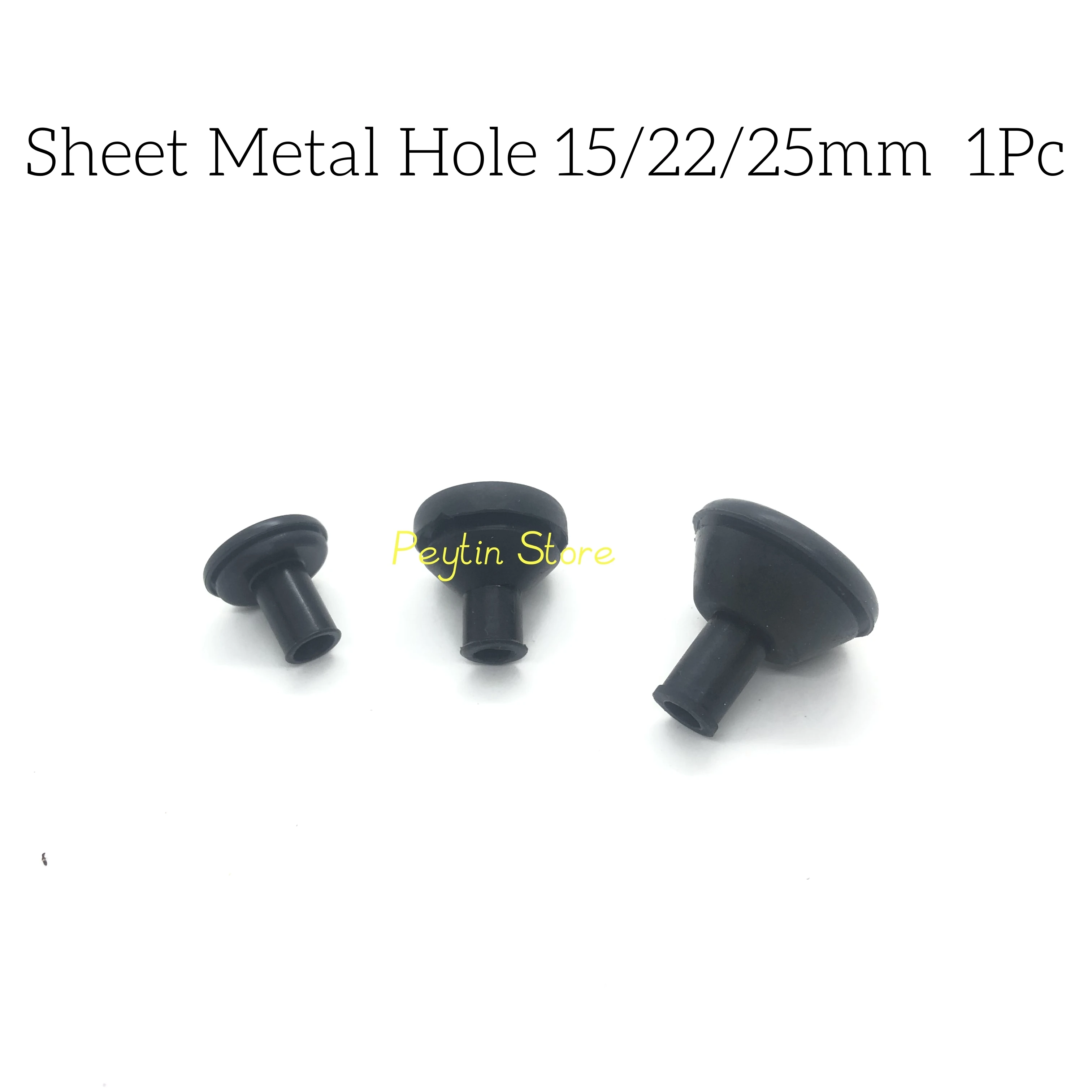 1Pc  Sheet Metal Hole 15/22/25/28/30/38~58mm Car Harness Dust-proof Rubber Sleeve Black Rubber Protective Sleeve