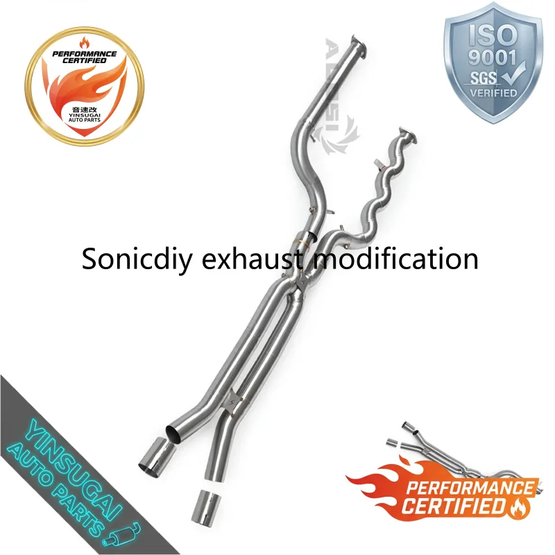 Factory Wholesale Equal Length OPF/GPF Mid Pipe For BMW M3 M4 G80 G82 S58 3.0T 2021-2023 SS304 Direct Fit