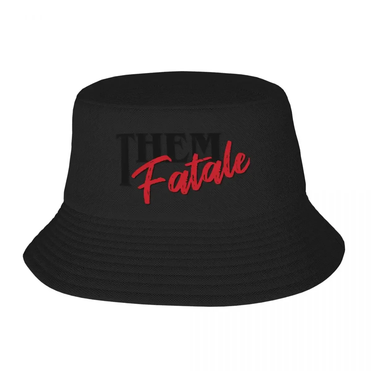 THEM FATALE BLACK Bucket Hat cute Anime Wear Men Women's