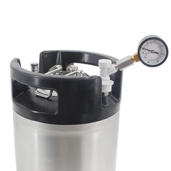 Handy Ball Lock Dial Keg Pressure Quick Tester 0-60 psi Corny Beer Barrel Leaking Finder Homebrew Kegging Equipment