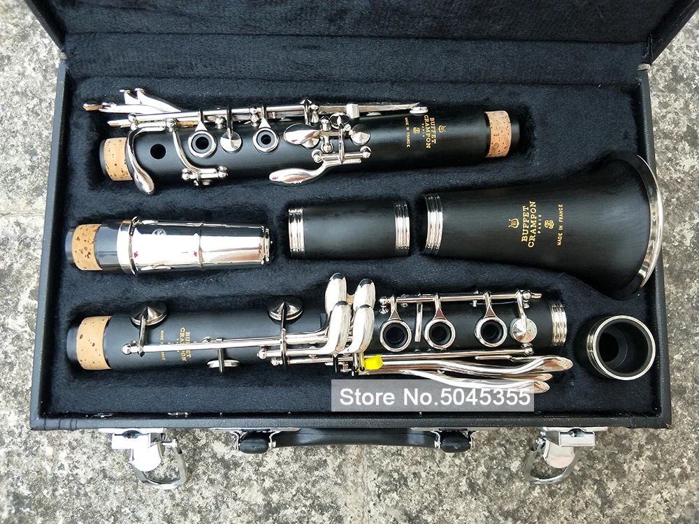 Clarinet Buffet Crampon R13 Bb ebony Clarinete 18 Keys | BC1131L-2-0) | Nickel Key Silver Plated Clarinete